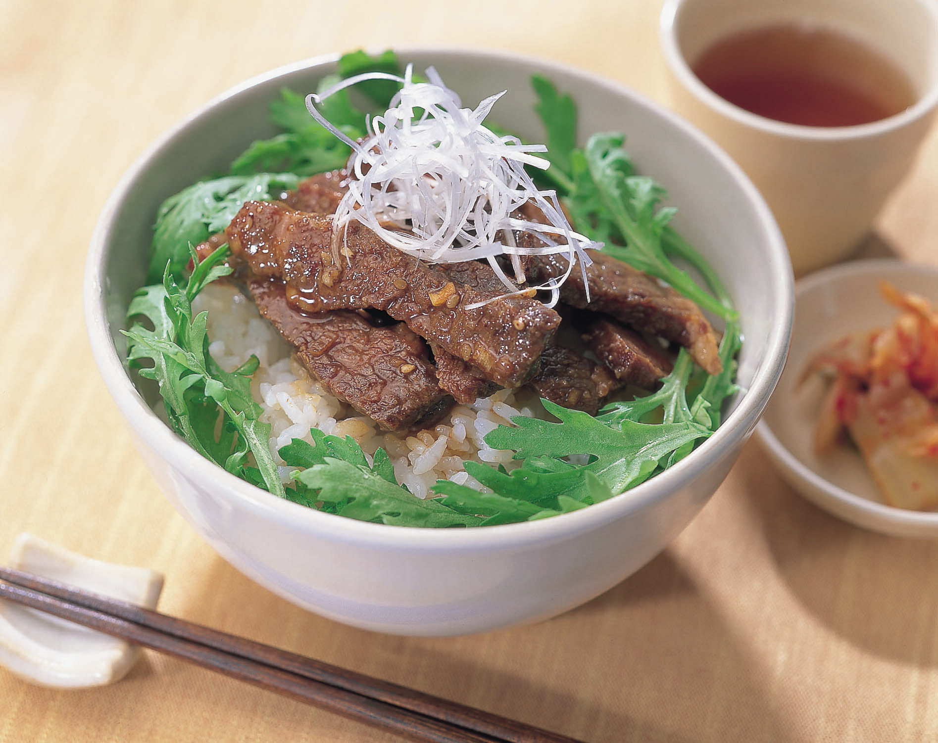 韓国風牛肉丼 画像